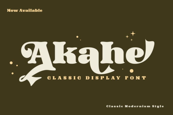 Akahe: A Display Font for Editorial Elegance