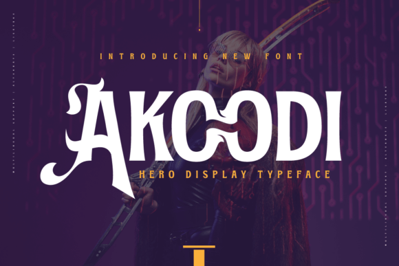 Akoodi: A Bold Display Font for Memorable Branding