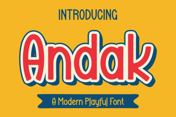Andak: A Display Font That Earns Its Space