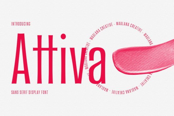 Attiva: A Modern Display Font That Elevates Your Brand