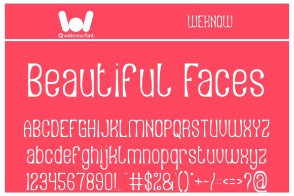 Beautiful Faces: A Display Font That Speaks with Quiet Confidence