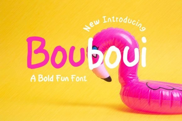 Bouboui: A Display Font That Anchors Editorial Mood