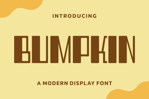 Bumpkin: A Modern Display Font for Editorial Warmth
