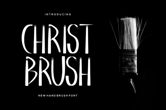 Christbrush Font: A Bold, Authentic Display Typeface for Small Businesses