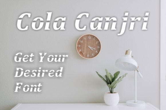 Cola Canjri: A Display Font That Elevates Editorial Design