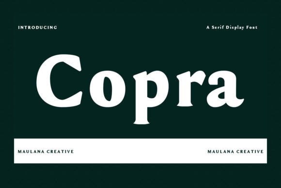 Copra: A Display Font That Makes Your Brand Feel Intentional