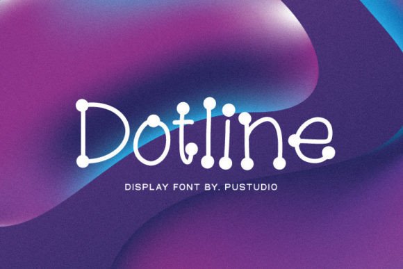 Dotline: A Display Font That Makes Your Headlines Feel Human