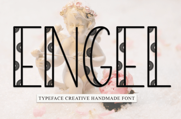 Engel: A Sweet Handwritten Display Font for Digital Brands