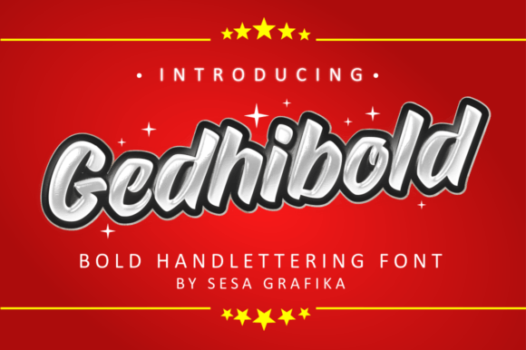 Gedhibold: A Retro Display Font That Elevates Real Small Business Branding