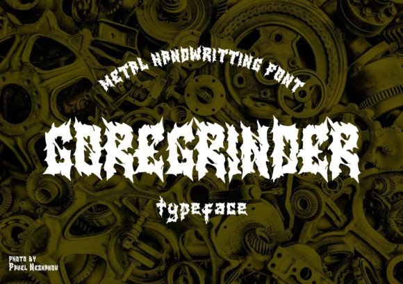 Goregrinder Full Version: A Display Font That Screams Intent