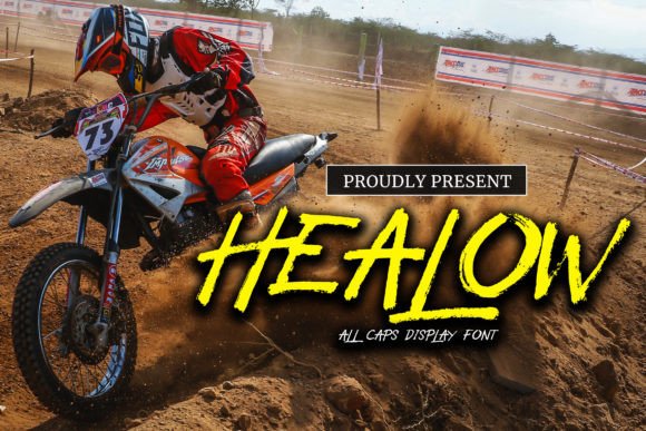 Healow Font: A Bold, Natural Display Typeface for Small Business Branding