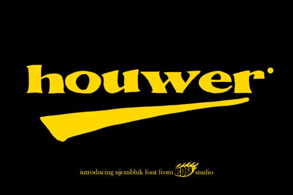 Houwer: A Display Font That Anchors Editorial Mood
