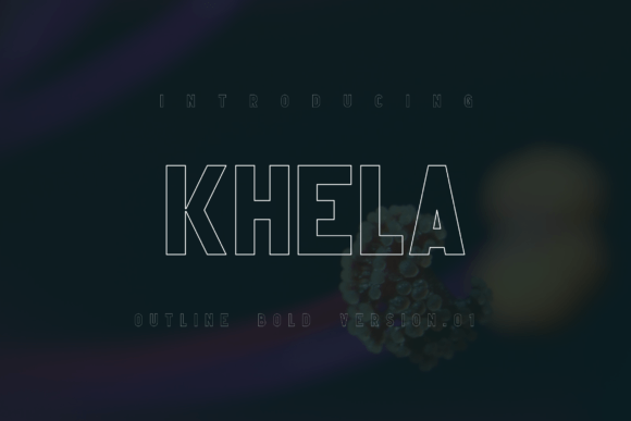 Khela Outline: A Bold Display Font That Commands Attention