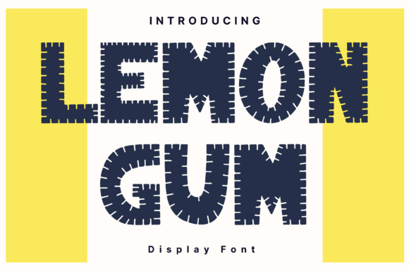 Lemon Gum: A Whimsical Handwritten Display Font for Makers