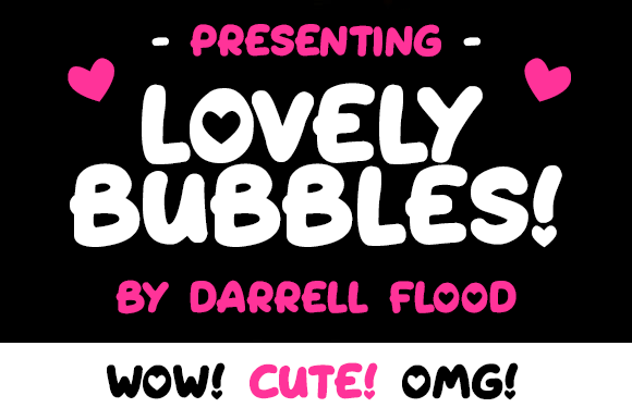 Lovely Bubbles: A Playful Display Font for Handmade Joy