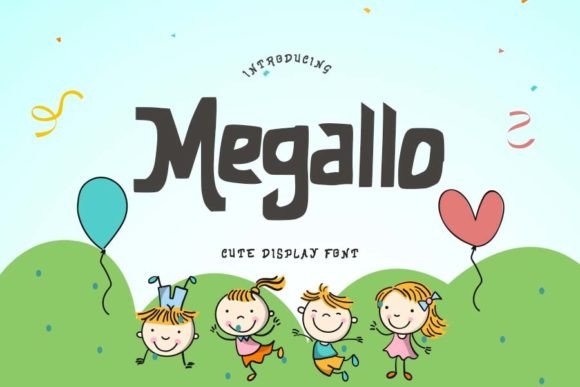 Megallo Display Font for Handmade Brands & Printables