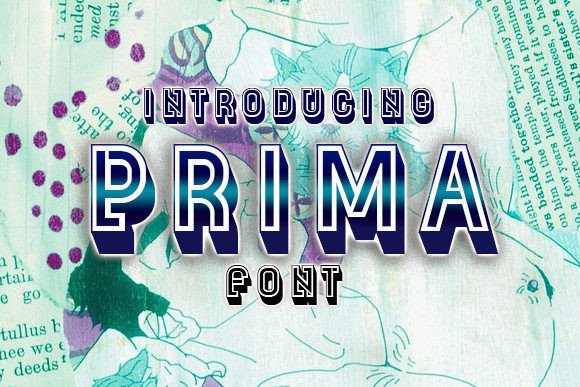 Prima: A Modern 3D Typeface That Elevates Real Small Business Branding