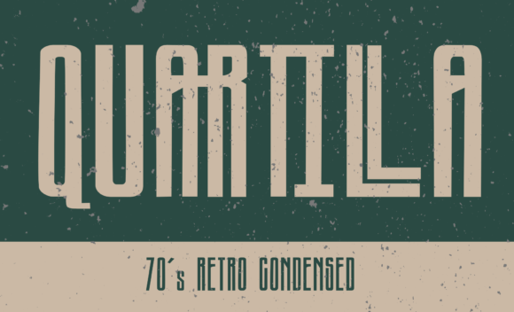Quartilla: A Retro-Modern Display Font That Cuts Through the Feed