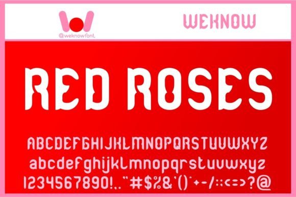 Red Roses: A Modern Gothic Display Font for Editorial Impact
