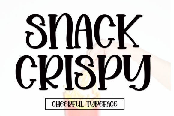 Snack Crispy: A Handwritten Display Font That Makes Your Headlines Feel Human