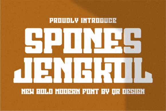 Spones Jengkol: A Bold Display Font That Anchors Digital Branding