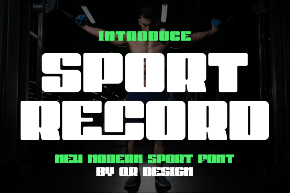 Sport Record Font: Bold Display Typography for Digital Brands