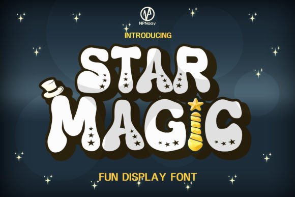 Star Magic: A Playful Display Font for Handmade Creators