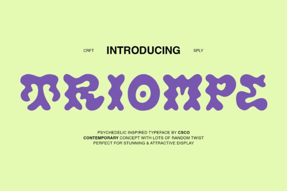 Triompe: A Display Font That Commands Attention—Without Trying Too Hard