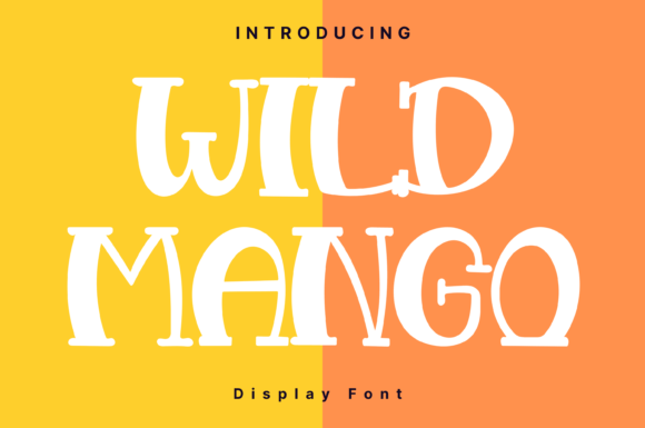 Wild Mango: A Handwritten Display Font That Feels Like a Thoughtful Pause